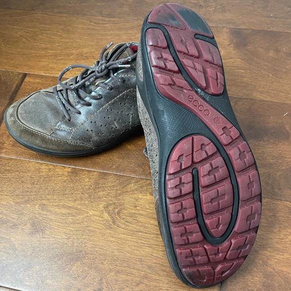 Ecco Men's Brown Leather Shoes - Picture 6 of 6